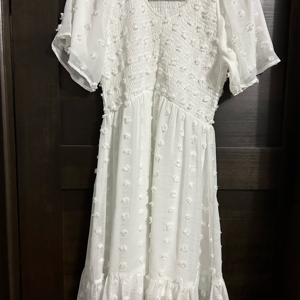 White Women’s Dress